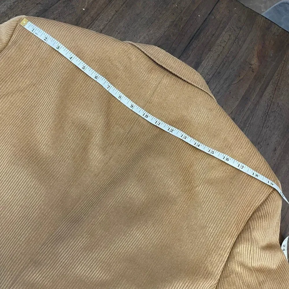 Jos A Bank Corduroy Sports Coat L42 Wool & Silk